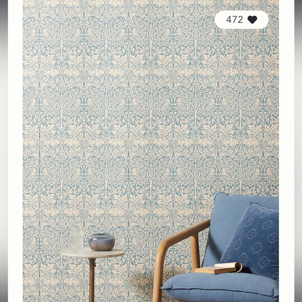 Morris & Co. Rabbit Wallpaper